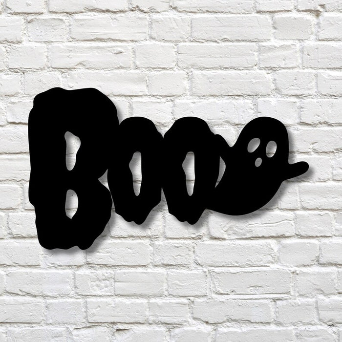 Boo Halloween - Metal Wall Art