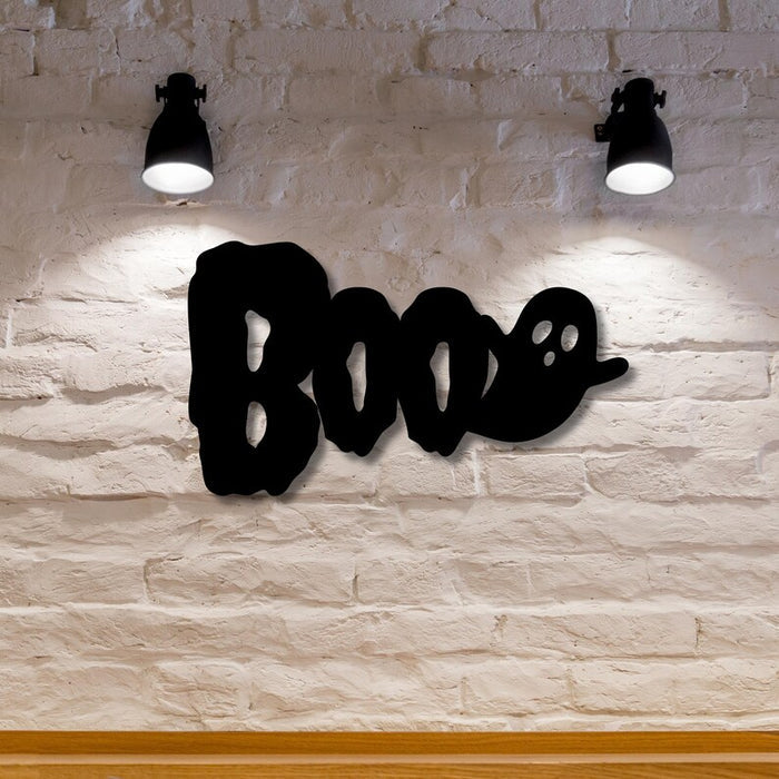 Boo Halloween - Metal Wall Art