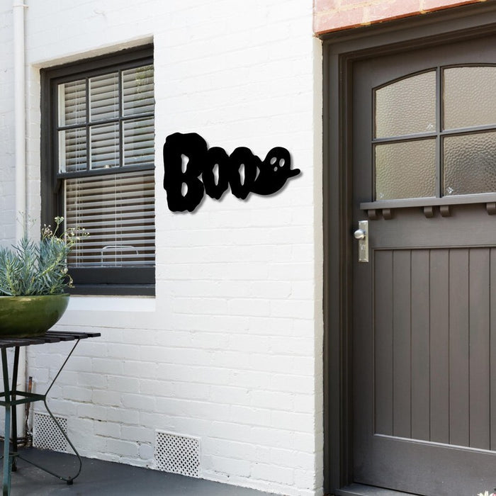 Boo Halloween - Metal Wall Art