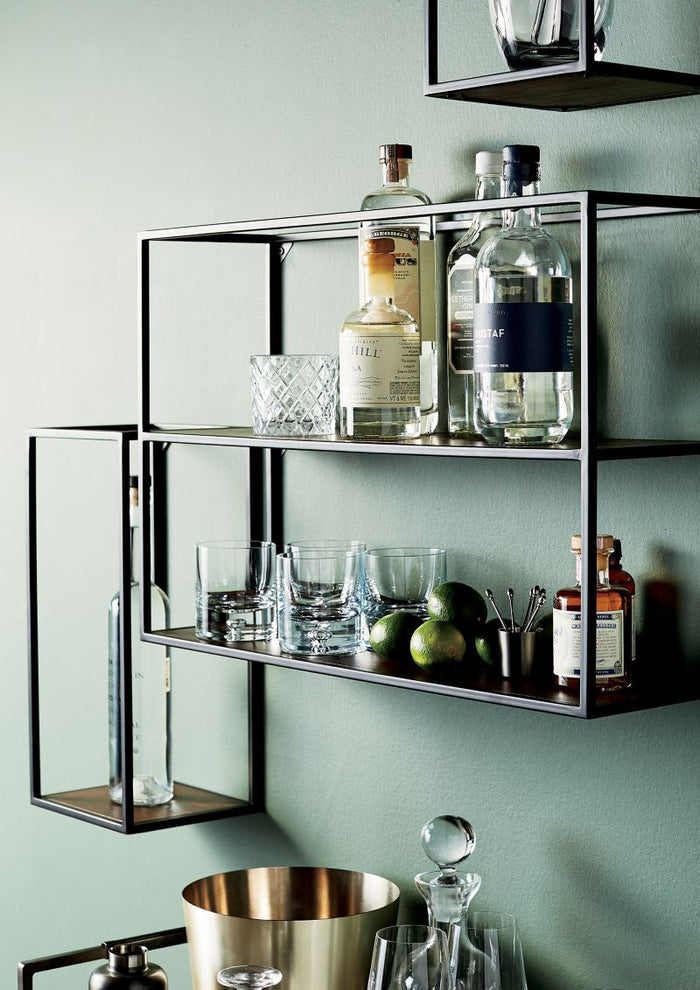 Booker Tall Rectangle Wall Display Shelf