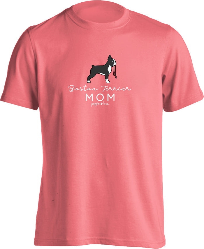 BOSTON TERRIER MOM PUPPIE LOVE