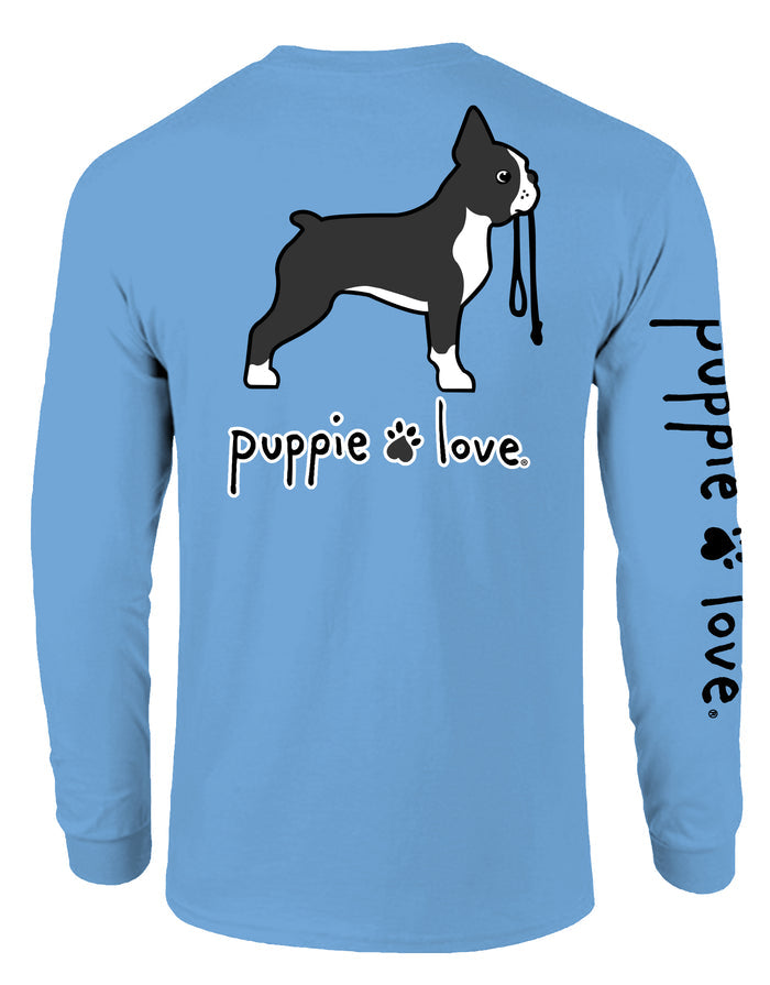 BOSTON TERRIER PUP, ADULT LS PUPPIE LOVE
