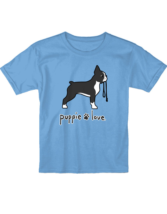 BOSTON TERRIER PUP, YOUTH SS (FF) PUPPIE LOVE