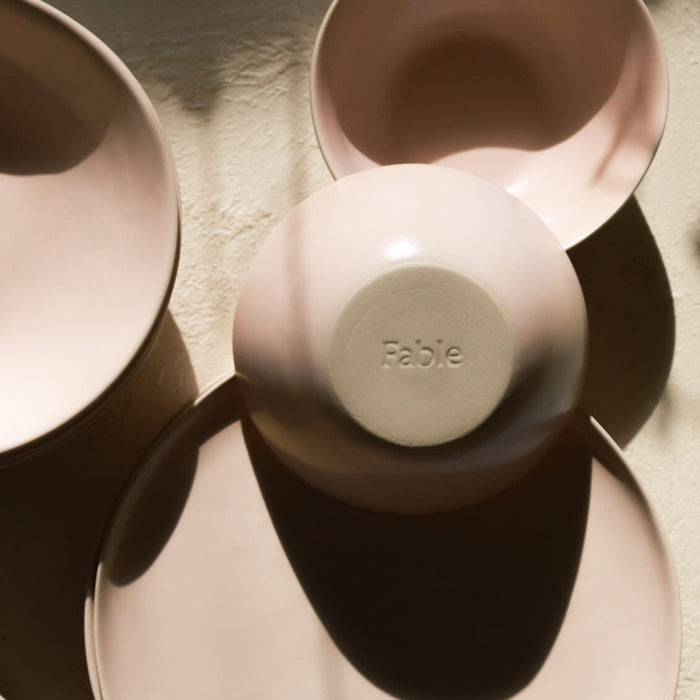 Breakfast bowls dinnerware by Fable Home, shown in a blushpink finish. – #blushpink
