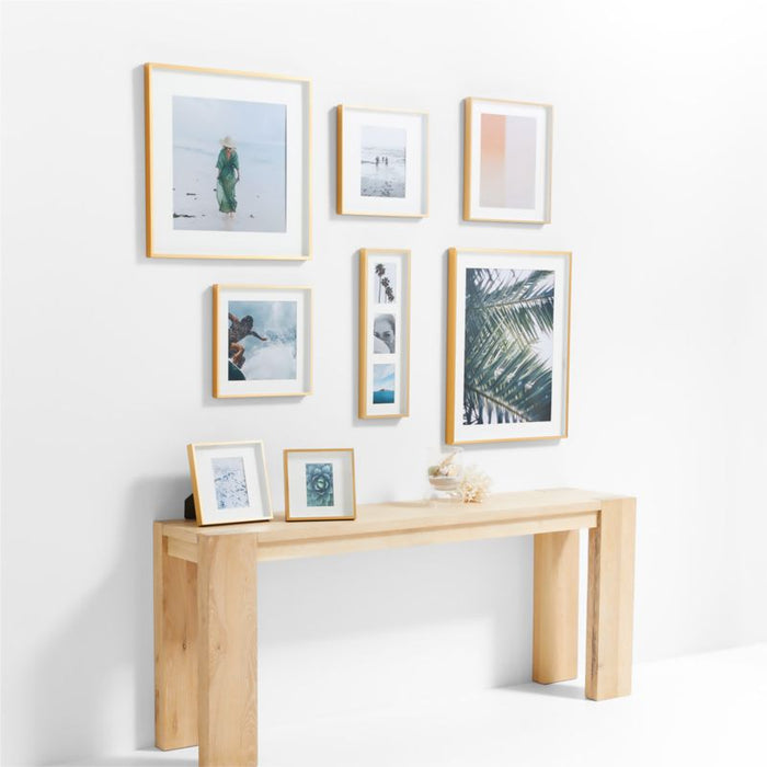 Brushed Brass 18x18 Wall Picture Frame