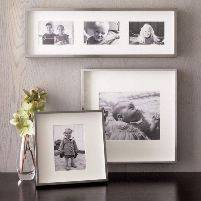 Brushed Silver 11x11 Picture Frame