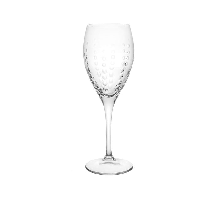 Bubbles Crystal Red Wine Glass