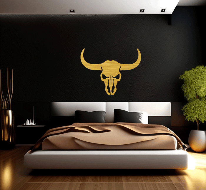 Bull Skull - Metal Wall Art