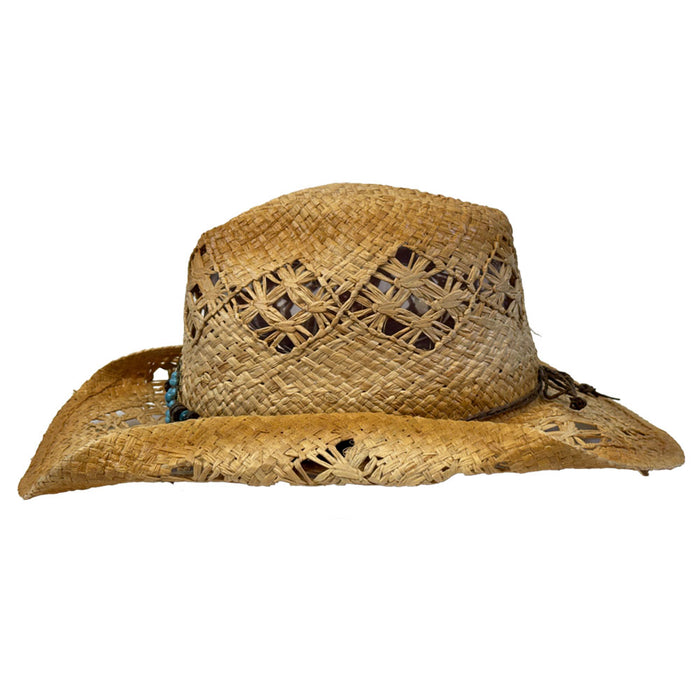 Bullhide Hats - Tequila Sunrise Raffia Cowboy