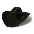 Bullhide Hats by Montecarlo - 4X "Kingman" Wool Felt Black Cowboy Hat / Rhinestone Buckle