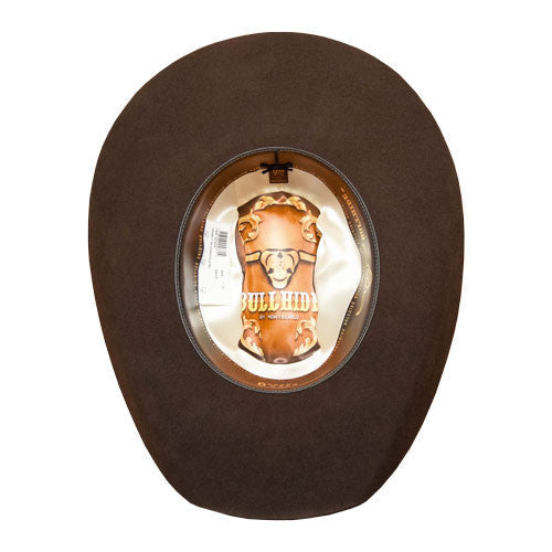 Bullhide Hats by Montecarlo - 8X "Legacy" Wool Felt Brown Cowboy Hat (Inside)