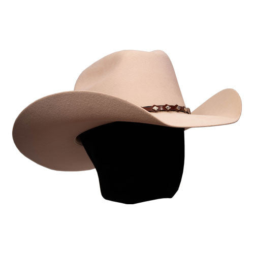Bullhide Hats by Montecarlo - 8X "True West" Wool Felt Tan Cowboy Hat (Model Right)