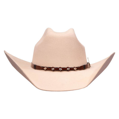 Bullhide Hats by Montecarlo - 8X "True West" Wool Felt Tan Cowboy Hat (Profile Middle)