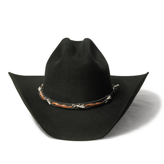 Bullhide Hats by Montecarlo - "Buckaroo" Barbed Wire 6X Wool Felt Cowboy Hat (Front)