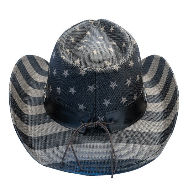 California Hat Company Freedom Star American Flag Hat - Back