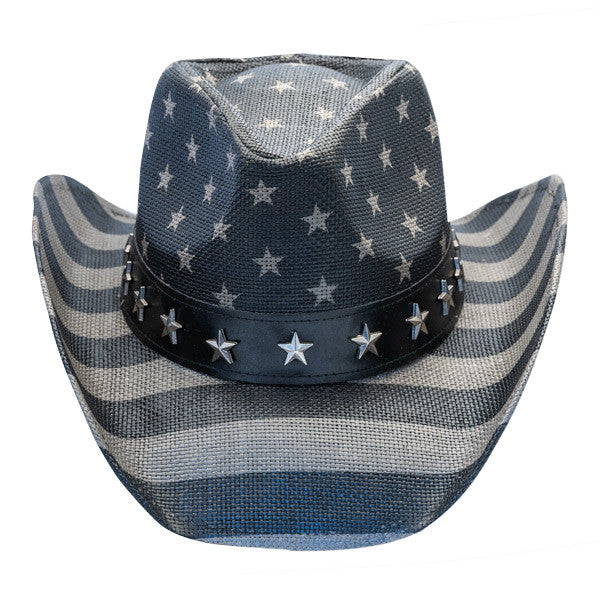 California Hat Company Freedom Star American Flag Hat - Front