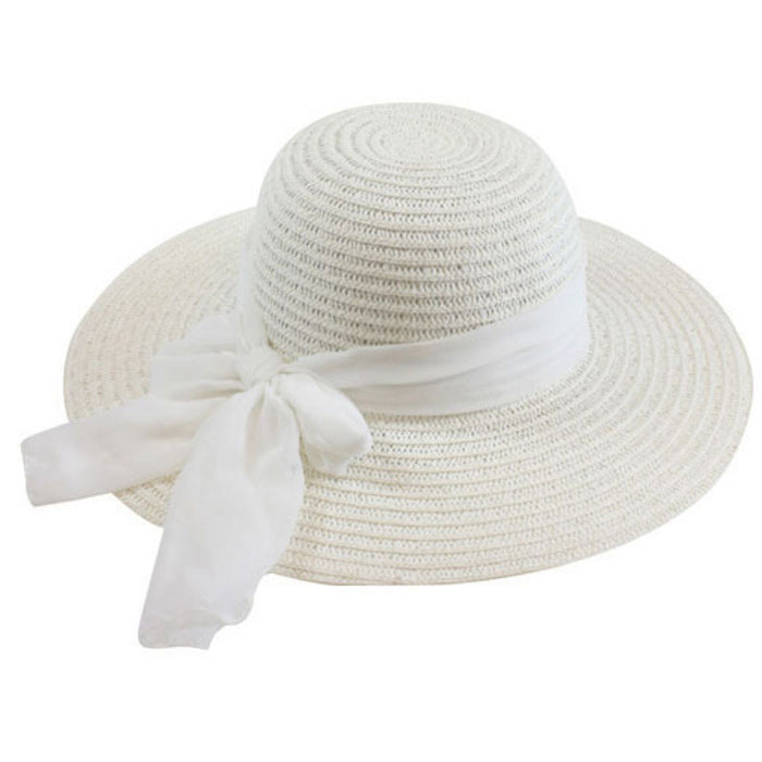 California Hat Company - White Poly Toyo Sun Hat