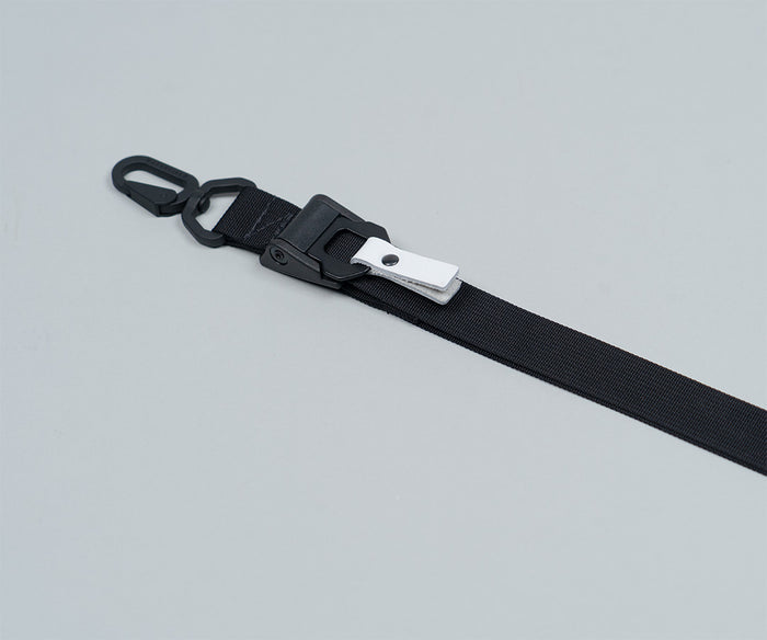 Black 1'' w/ White Leather Tab - $25