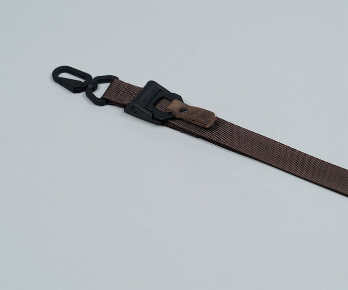 Brown 1'' w/ Chocolate Leather Tab - $25