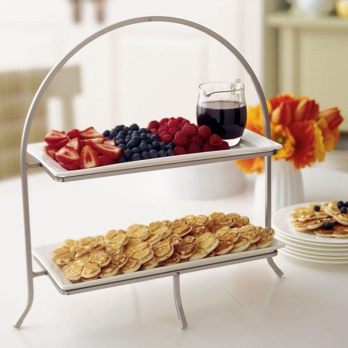 Cambridge 2-Tier Server with Plates - Crate and Barrel Philippines