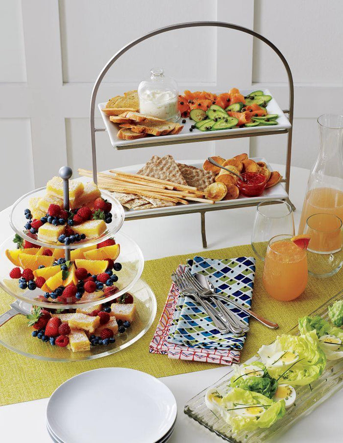 Cambridge 2-Tier Server with Plates - Crate and Barrel Philippines