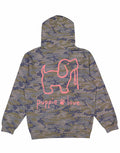 CAMO LOGO PUP, ADULT HOODIE PUPPIE LOVE