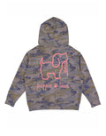 CAMO LOGO PUP, YOUTH HOODIE PUPPIE LOVE