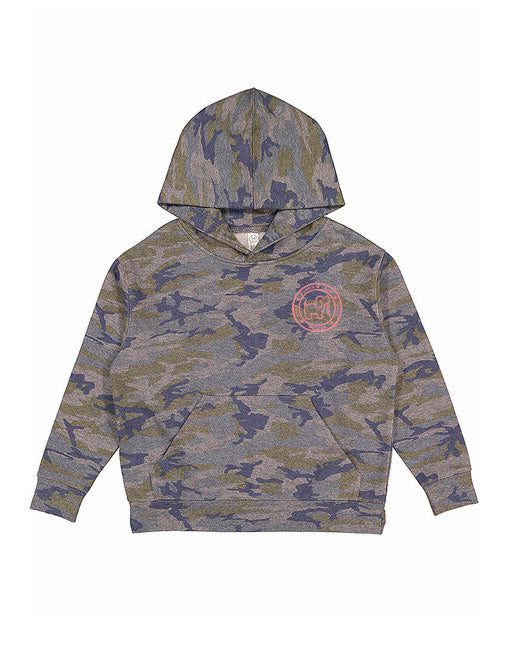 CAMO LOGO PUP, YOUTH HOODIE PUPPIE LOVE