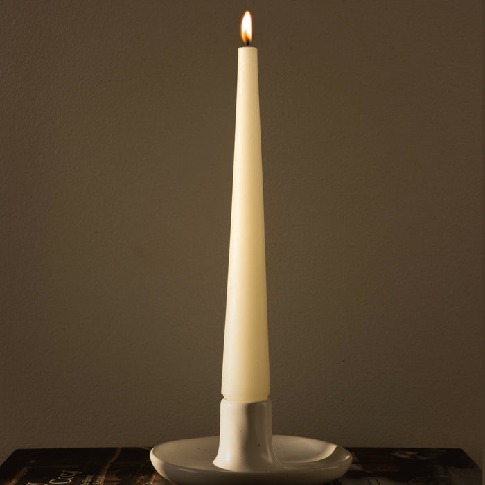 Candle holders decor by Fable Home, shown in a large/speckledwhite finish. – #large/speckledwhite