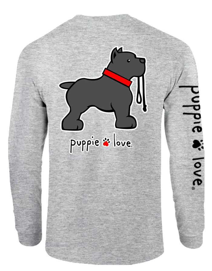 CANE CORSO PUP, ADULT LS PUPPIE LOVE