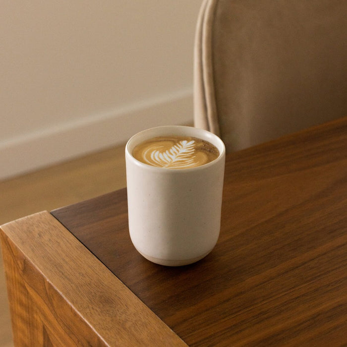 Cappuccino cups drinkware by Fable Home, shown in a blushpink finish. – #blushpink