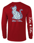 CARDINAL PATTERN KITTIE, ADULT LS KITTIE KITTIE