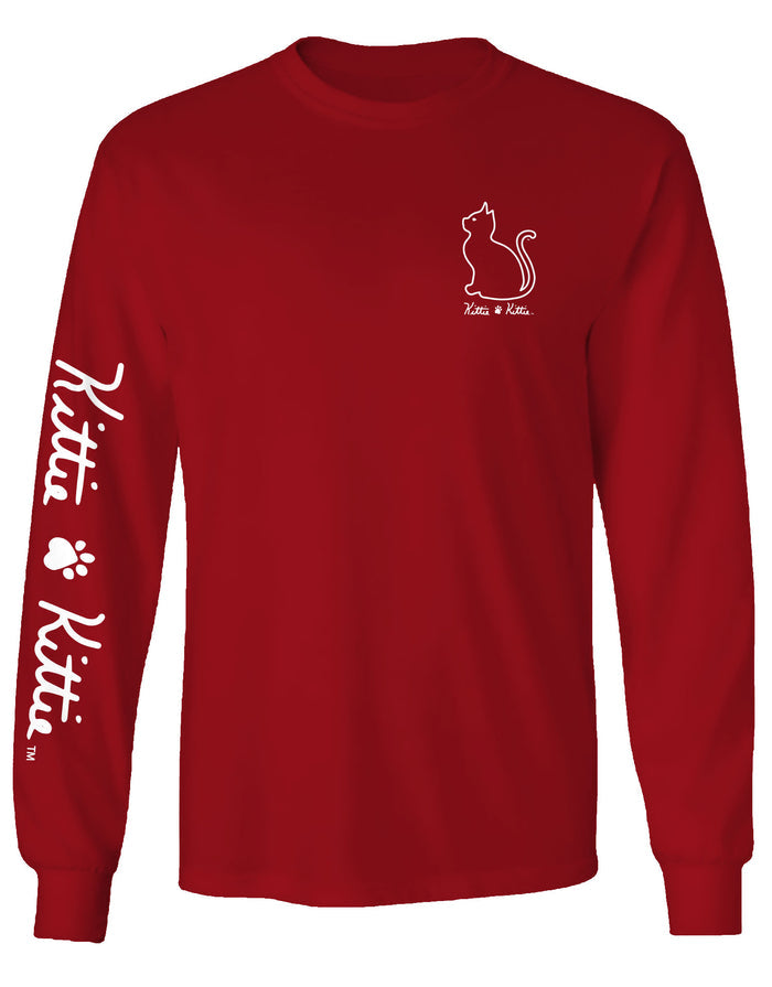 CARDINAL PATTERN KITTIE, ADULT LS KITTIE KITTIE