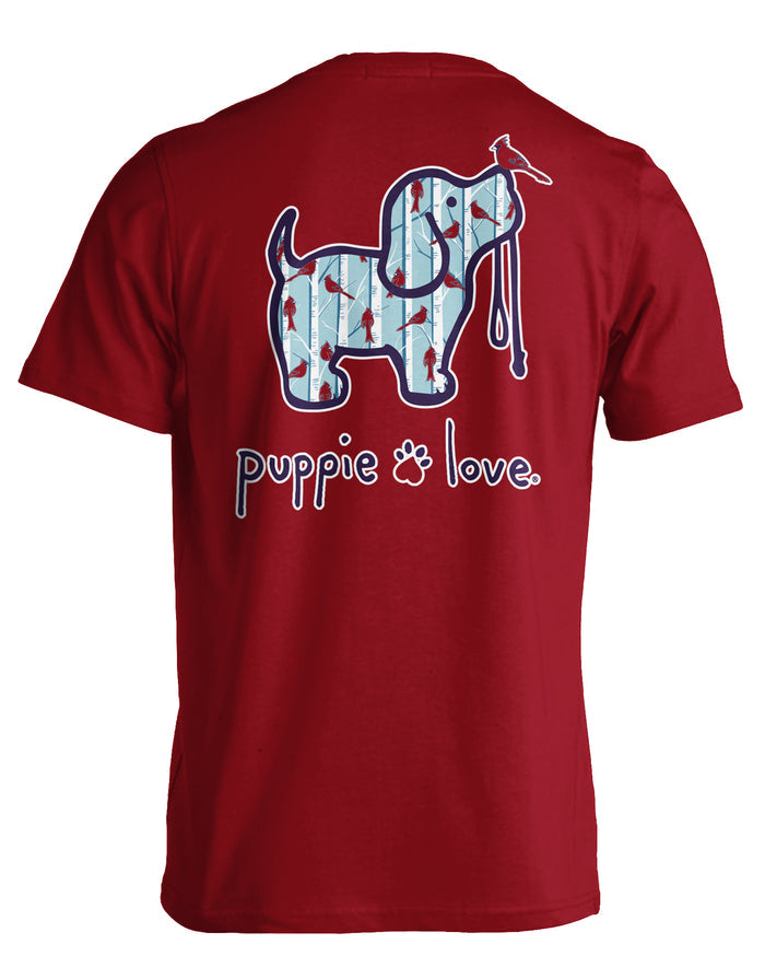 CARDINAL PATTERN PUP PUPPIE LOVE
