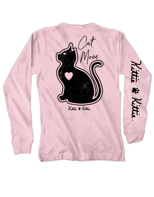 CAT MOM, ADULT LS KITTIE KITTIE