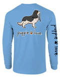 CAVALIER KING CHARLES SPANIEL PUP (TRICOLOR), ADULT LS PUPPIE LOVE