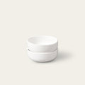 Cereal bowls dinnerware by Fable Home, shown in a speckledwhite finish. – #speckledwhite