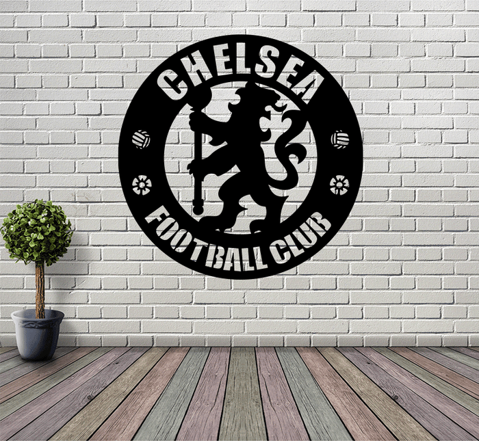 Chelsea FC Metal Wall Art