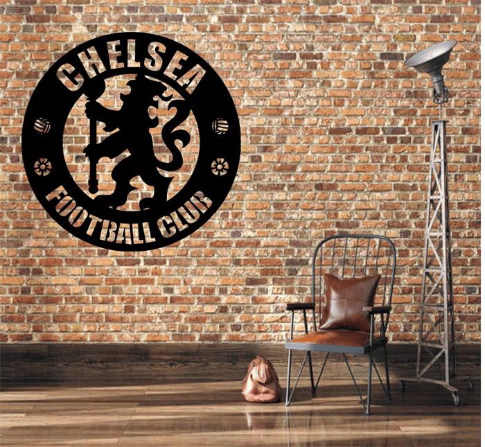 Chelsea FC Metal Wall Art