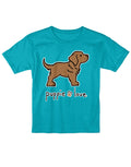 CHESAPEAKE BAY RETRIEVER PUP, YOUTH SS PUPPIE LOVE