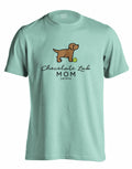 CHOCOLATE LAB MOM PUPPIE LOVE