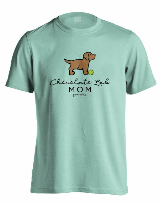 CHOCOLATE LAB MOM PUPPIE LOVE