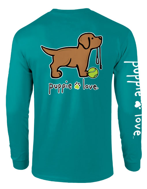 CHOCOLATE LAB PUP, ADULT LS PUPPIE LOVE