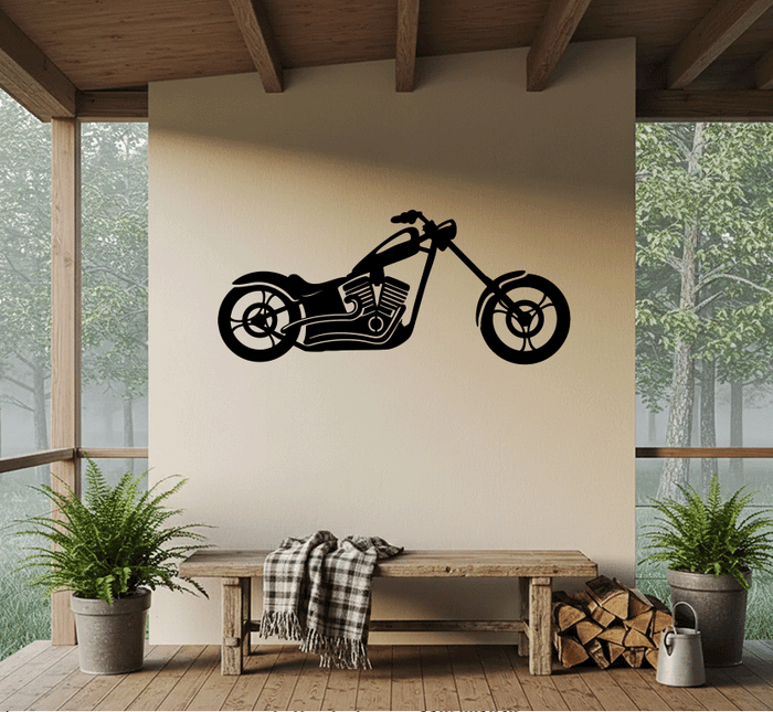Chopper - Metal Wall Art