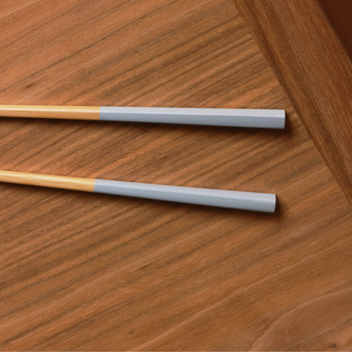 Chopsticks flatware by Fable Home, shown in a dovegray finish. – #dovegray