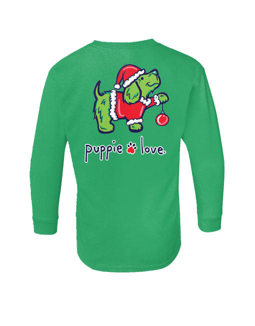 CHRISTMAS GROUCH PUP, YOUTH LS PUPPIE LOVE