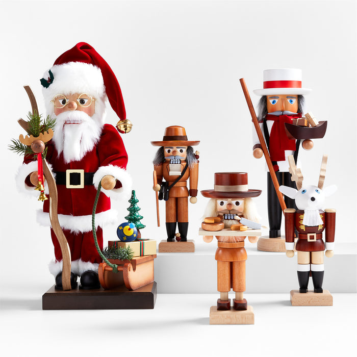 Christmas Reindeer Handmade German Nutcracker