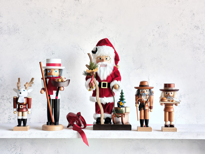 Christmas Reindeer Handmade German Nutcracker