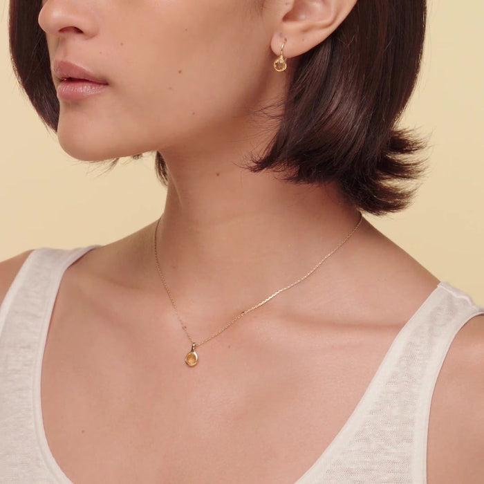 Gold Vermeil, Citrine | SIGRID-NECKLACE-CT-01.mp4