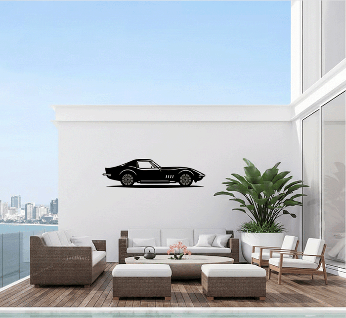 Classic Car - Metal Wall Art